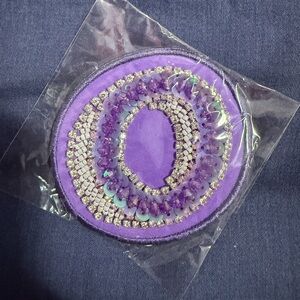 NWT Stoney Clover Lane embellished Letter O Patch Purple